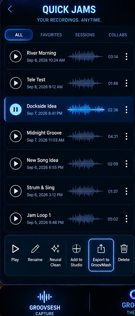 Quick Jams